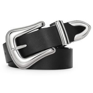Western Belts For Women Black Vintage Belts Waist Leather Belt Cowgirl Belt😃